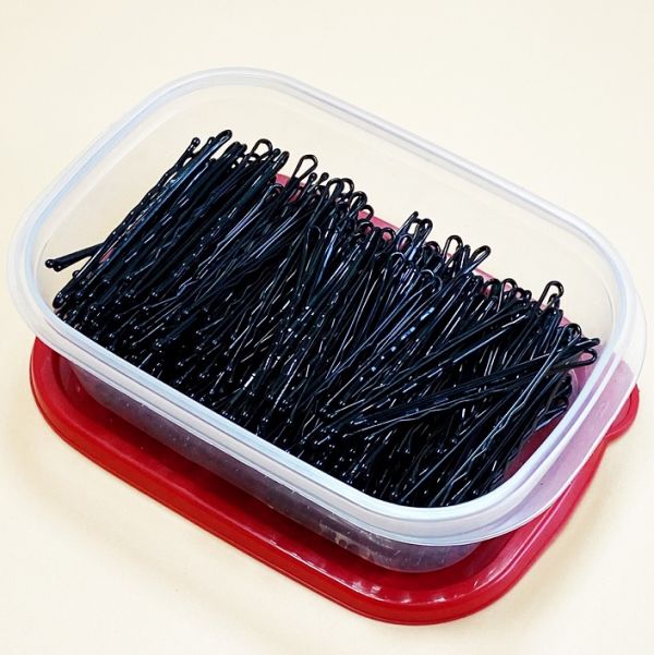 Harizma Hair bobby pins black wave 65 mm 500 g