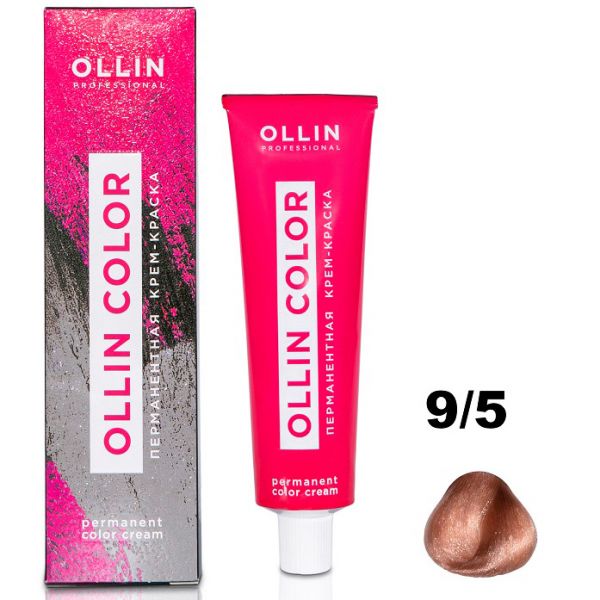 Permanent cream hair dye COLOR 9/5 OLLIN 100 ml